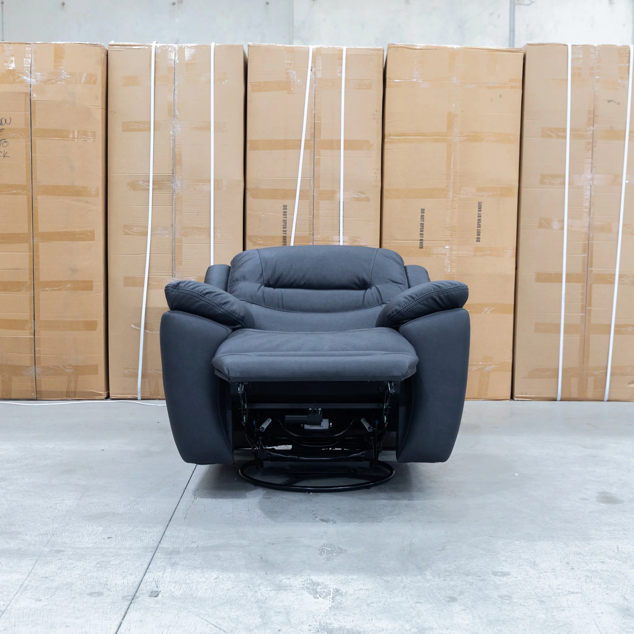 Airlie Electric Swivel Glider Recliner - Coal - Image 5