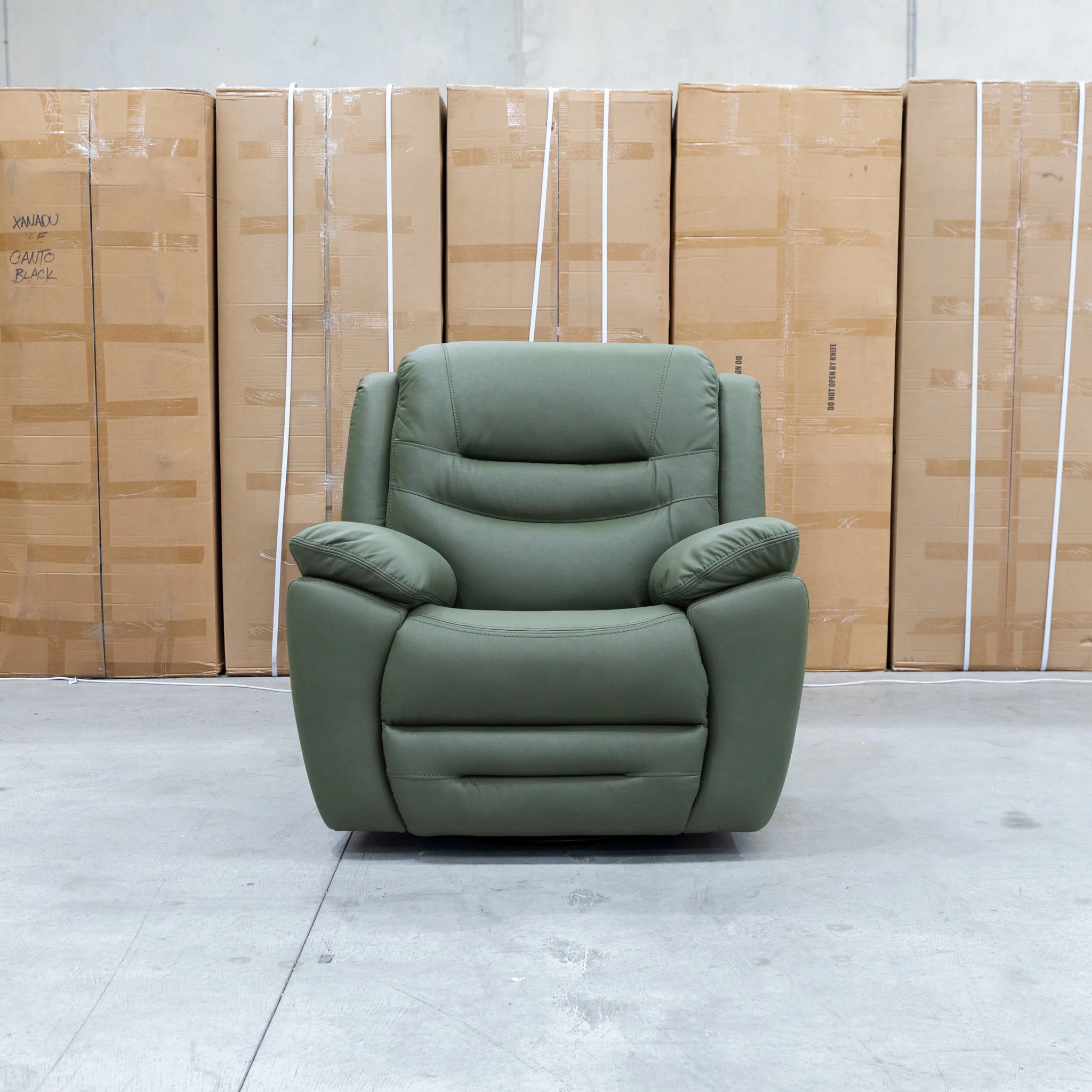Airlie Electric Swivel Glider Recliner - Moss - Image 3