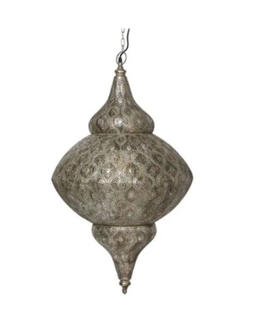 Aladdin Large Statement Pendant Light  - Silver - MQ88 - Available In-Store Only