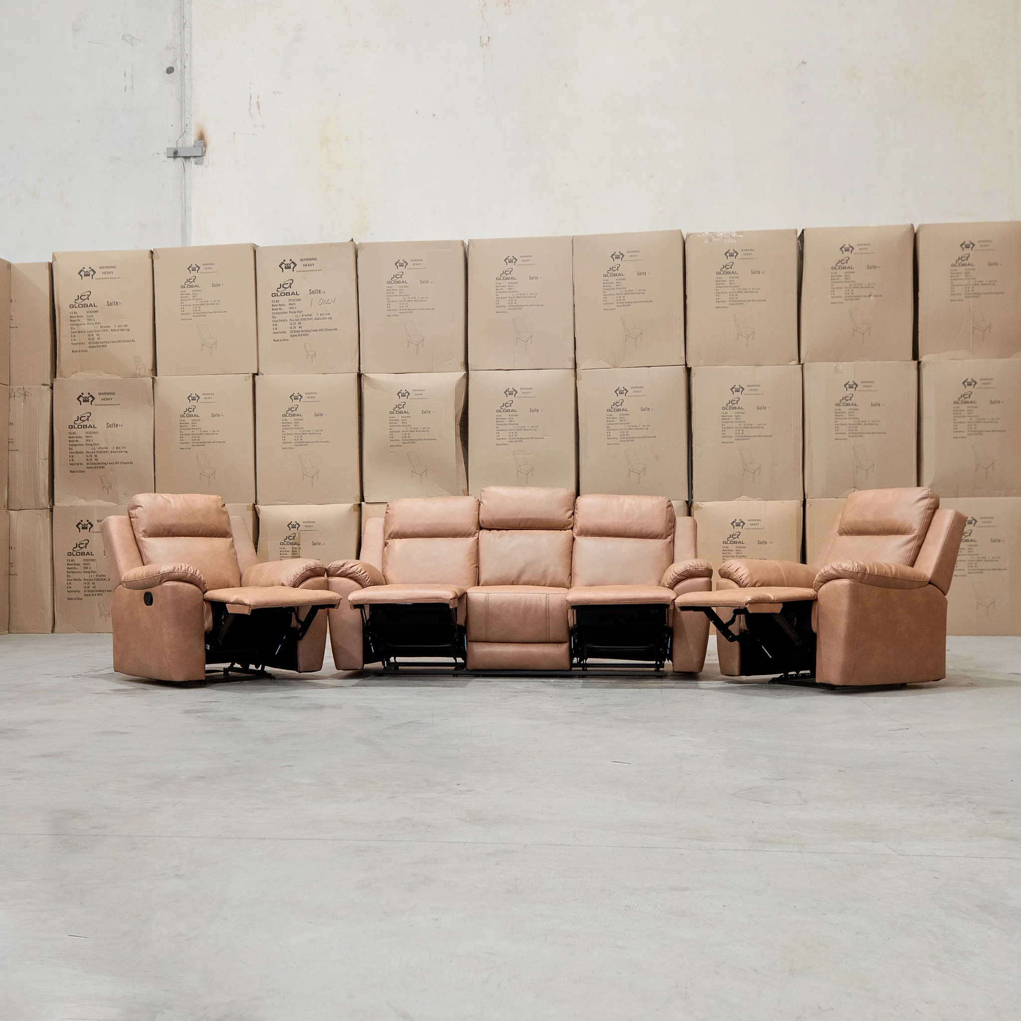Bari Single Recliner - Tan - Image 10