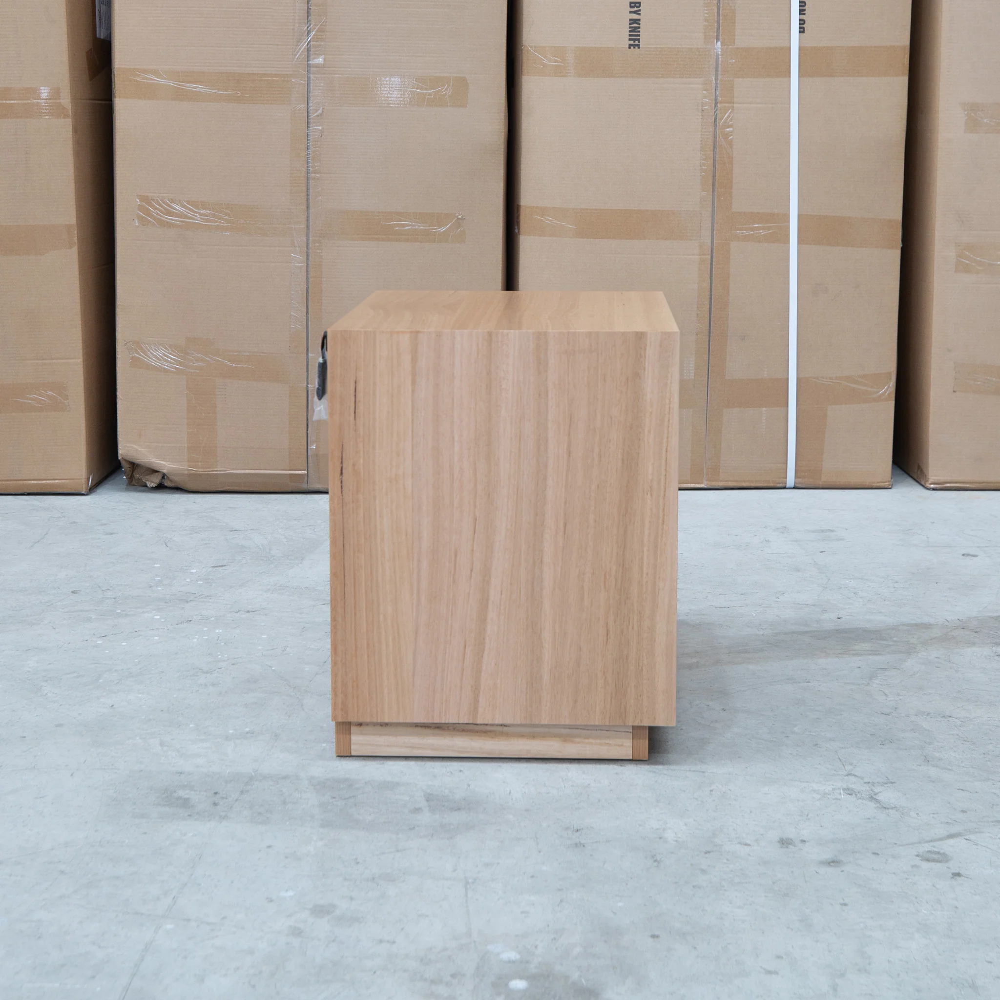 Lana Two Drawer Australian Messmate Hardwood Bedside - Image 5