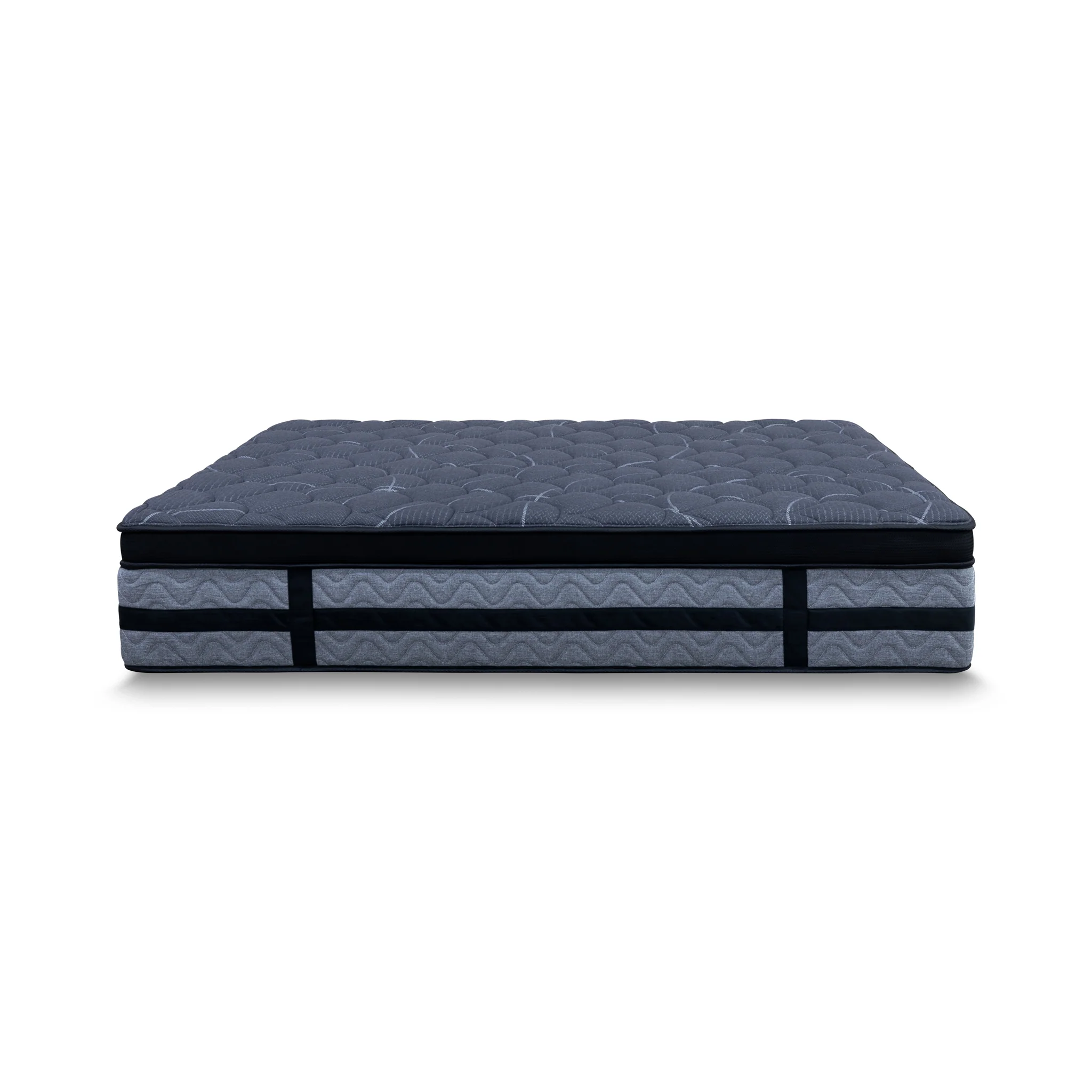 Lux Black Pocket Coil Queen Mattress - Medium - Image 4