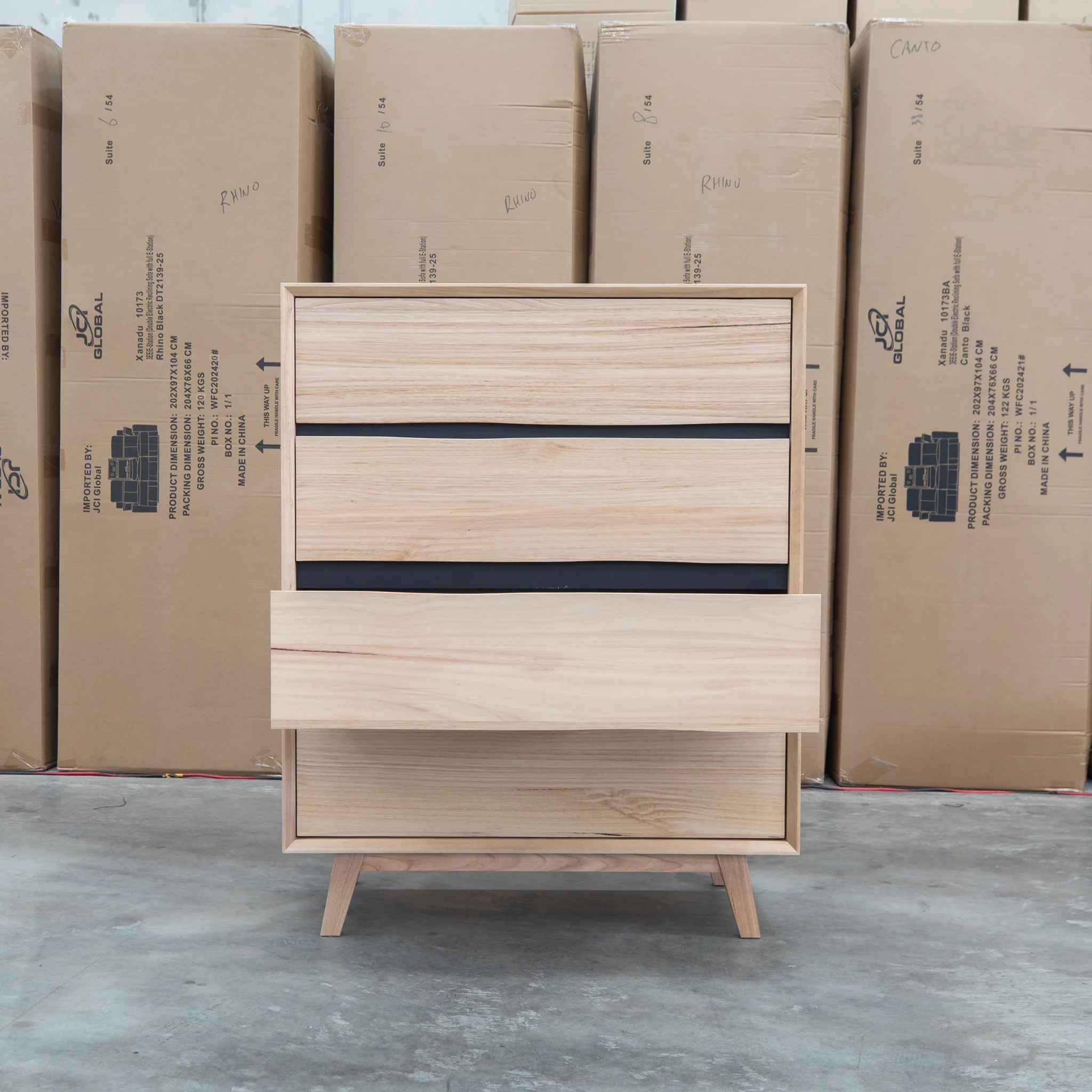 Porto Messmate Four Drawer Tallboy - Image 4