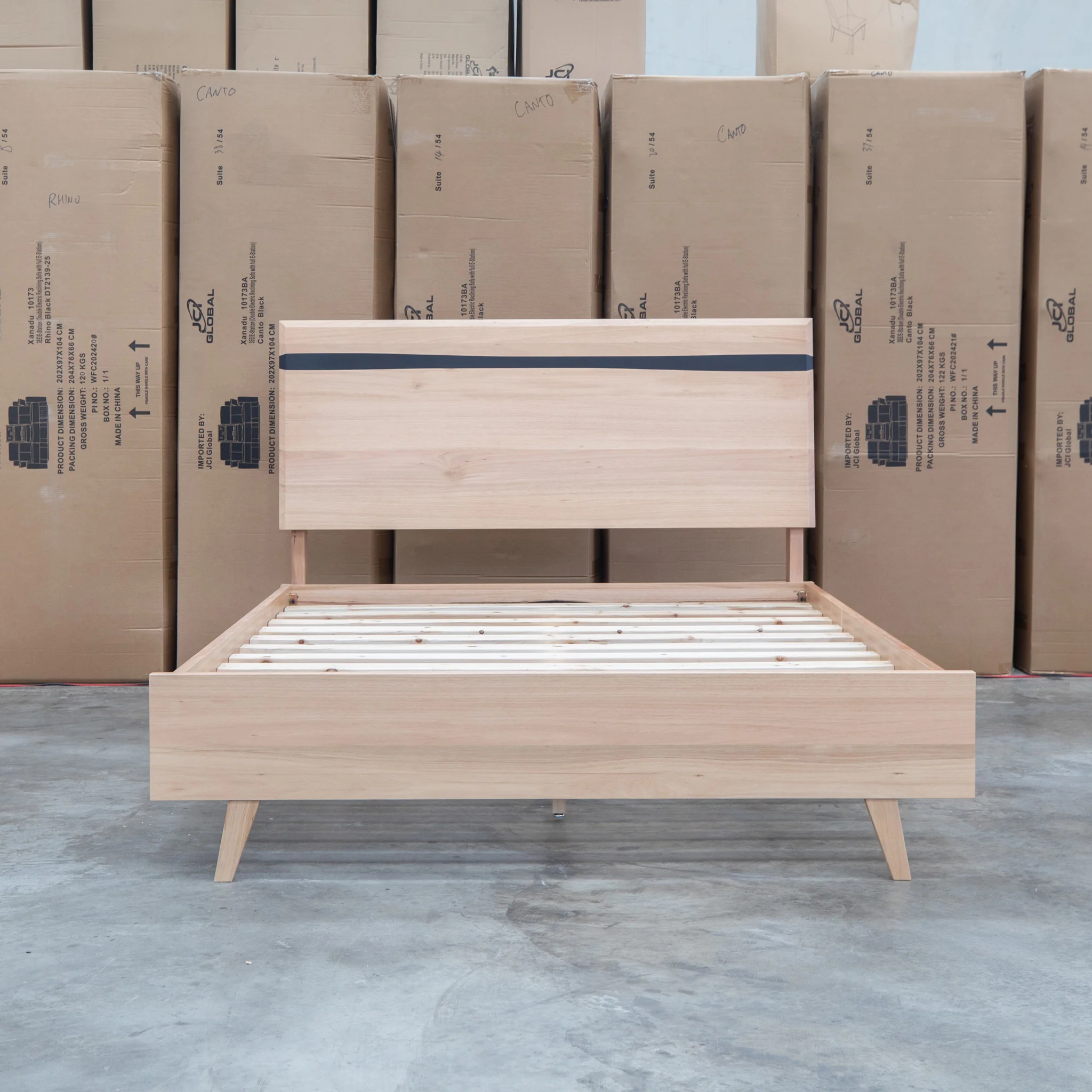 Porto Messmate King Bed with Resin Insert - Image 4