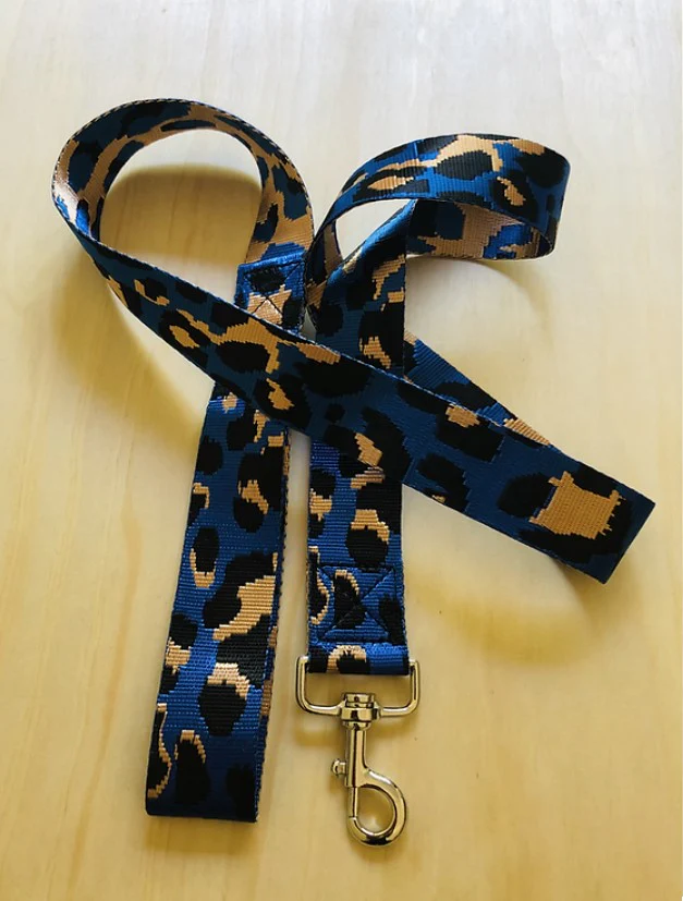 Royal Blue Camo - Dog Leash