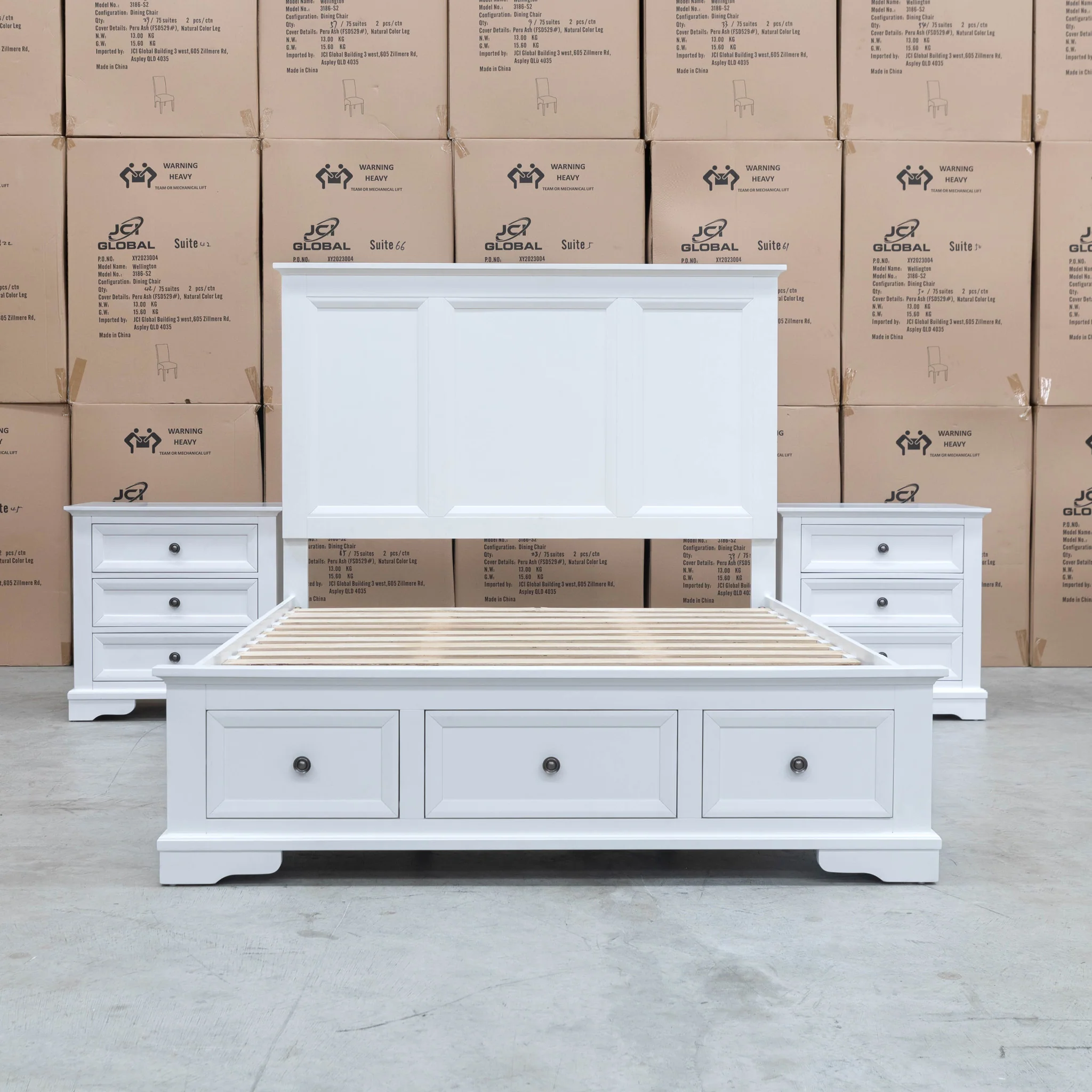 Sala Hardwood King Storage Bed - Image 9
