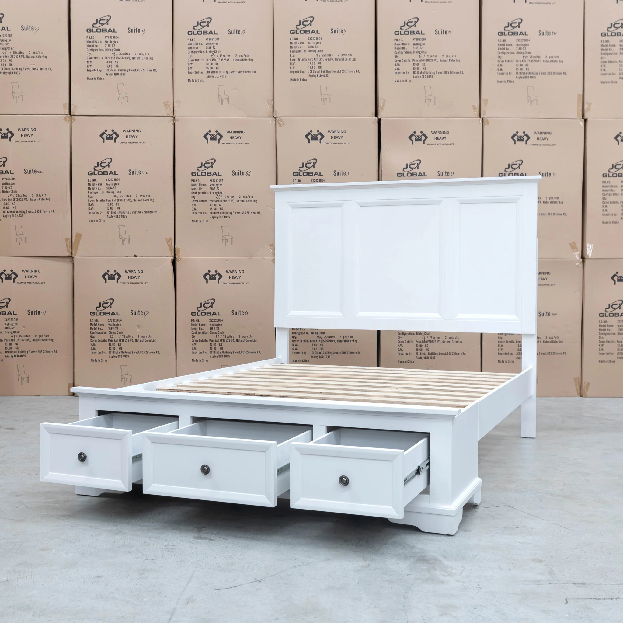 Sala Hardwood Queen Storage Bed - Image 11