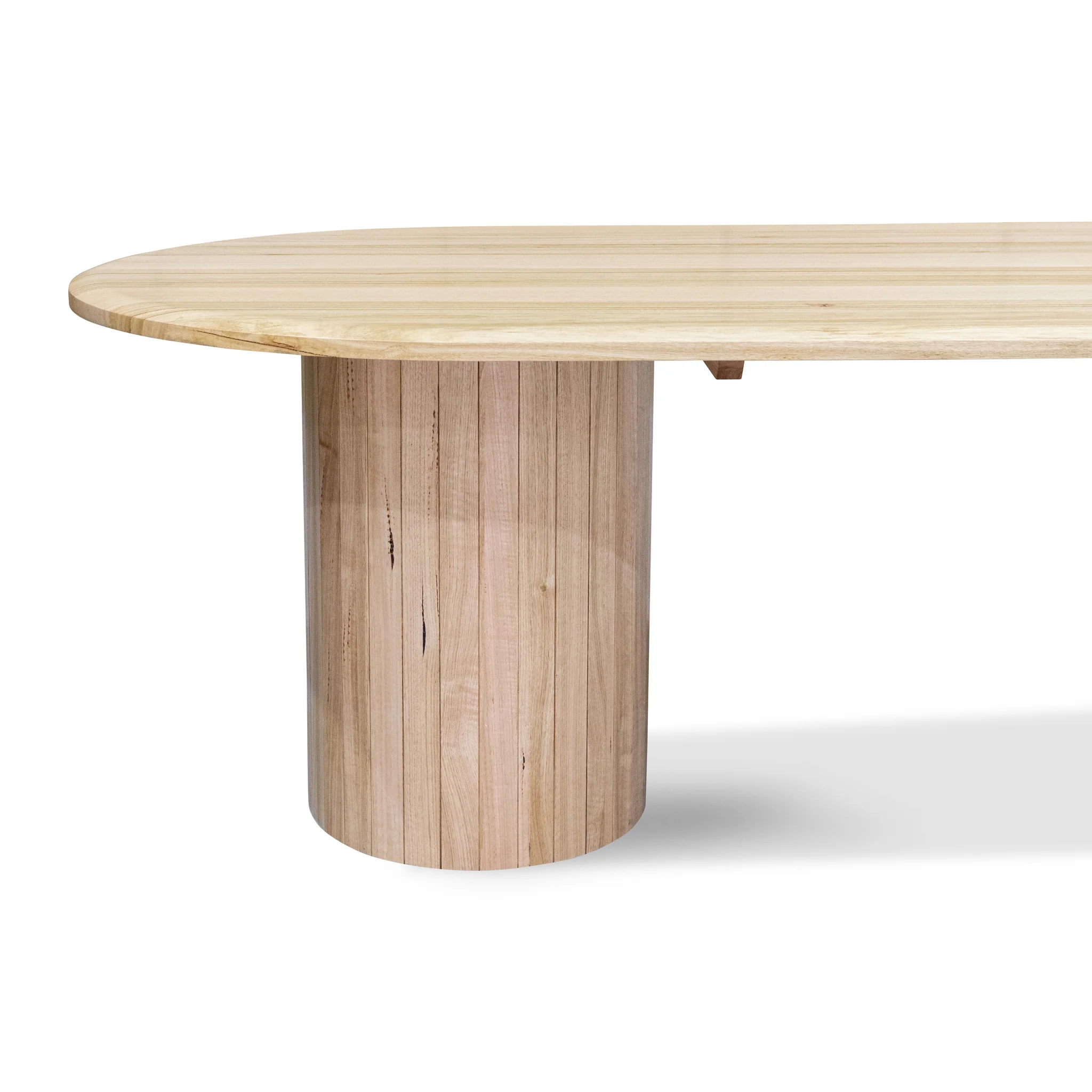 Semillon 270cm New Zealand Ash Oval Dining Table - Natural - Image 13