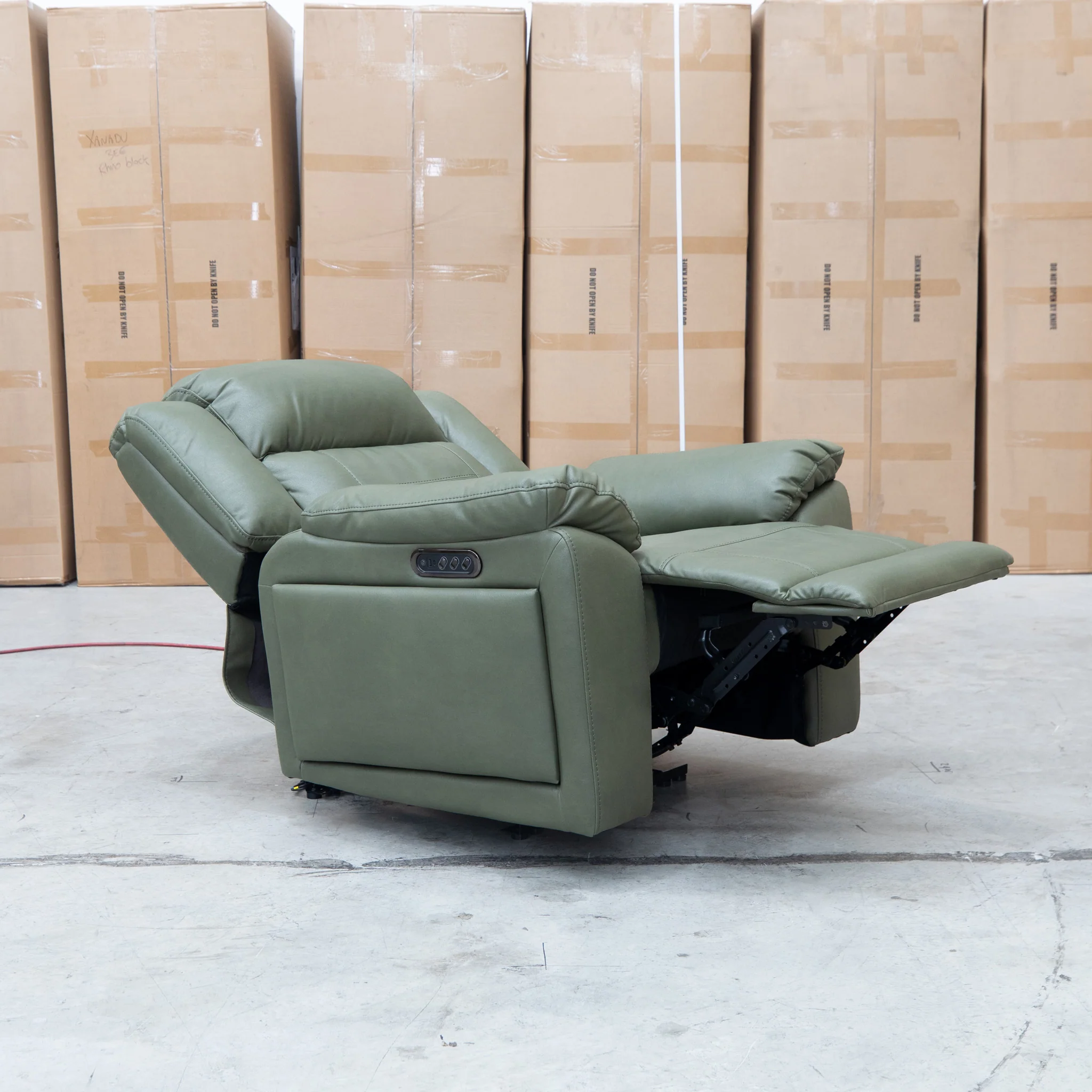 Venus Triple-Motor Electric Recliner - Moss - Image 11