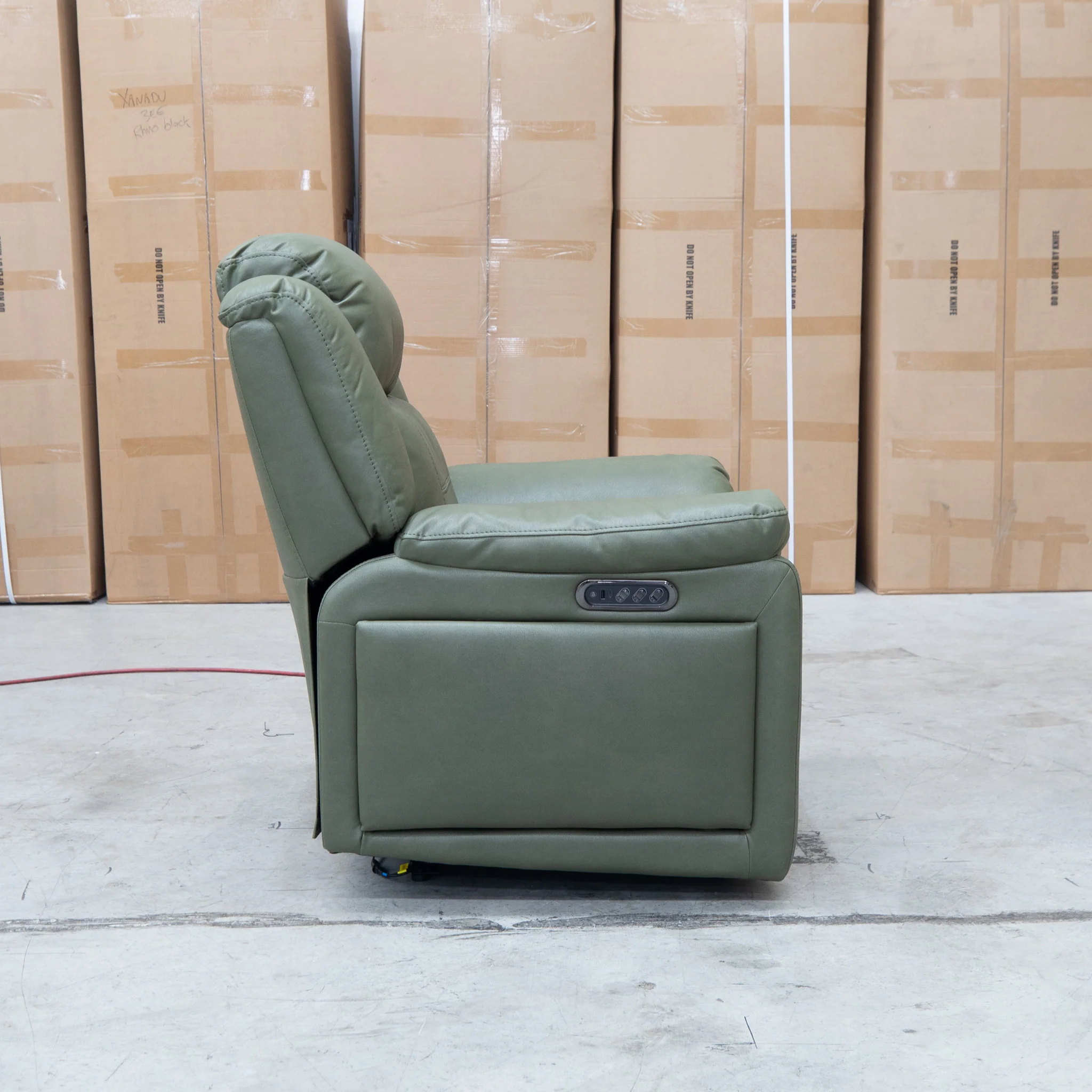 Venus Triple-Motor Electric Recliner - Moss - Image 12