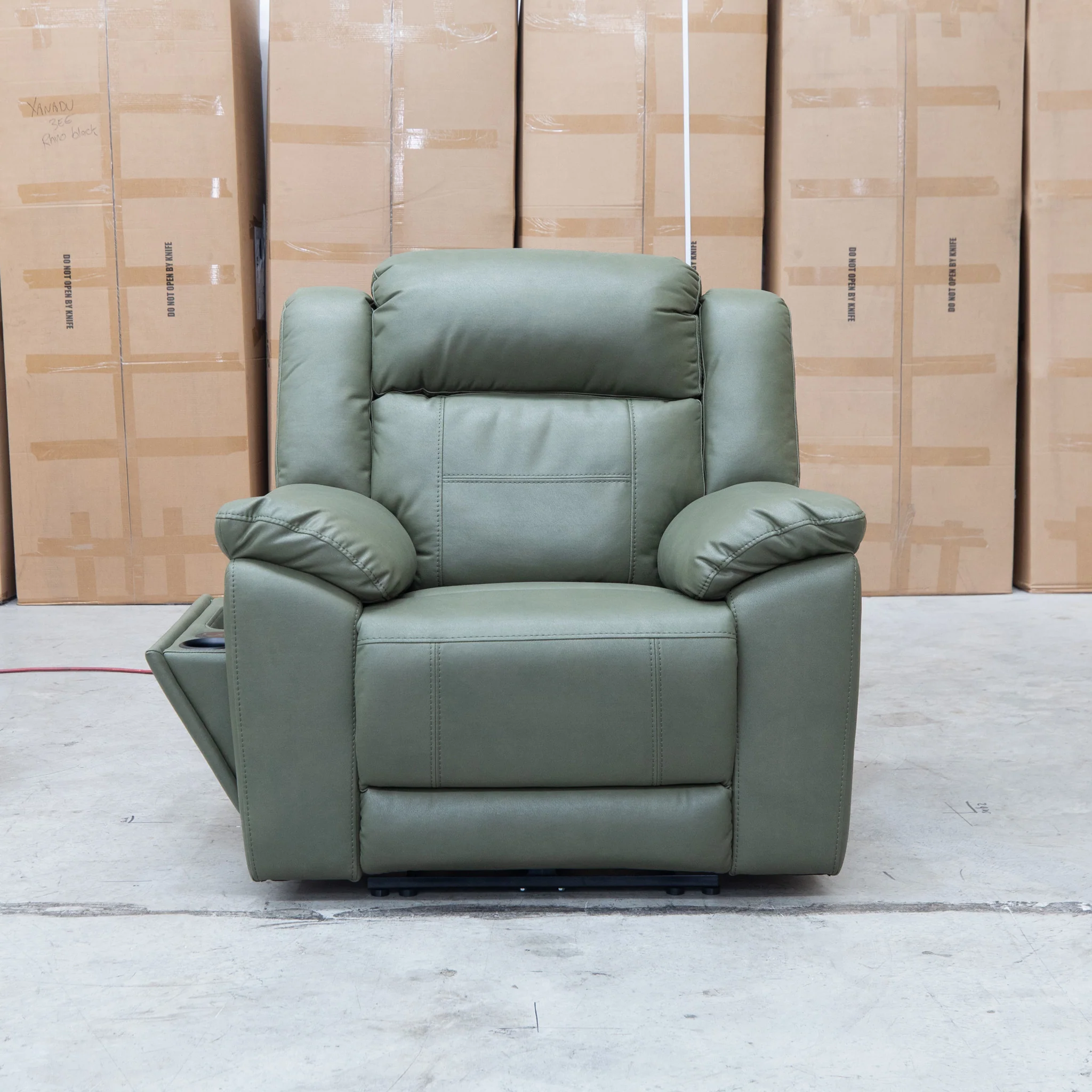 Venus Triple-Motor Electric Recliner - Moss - Image 4