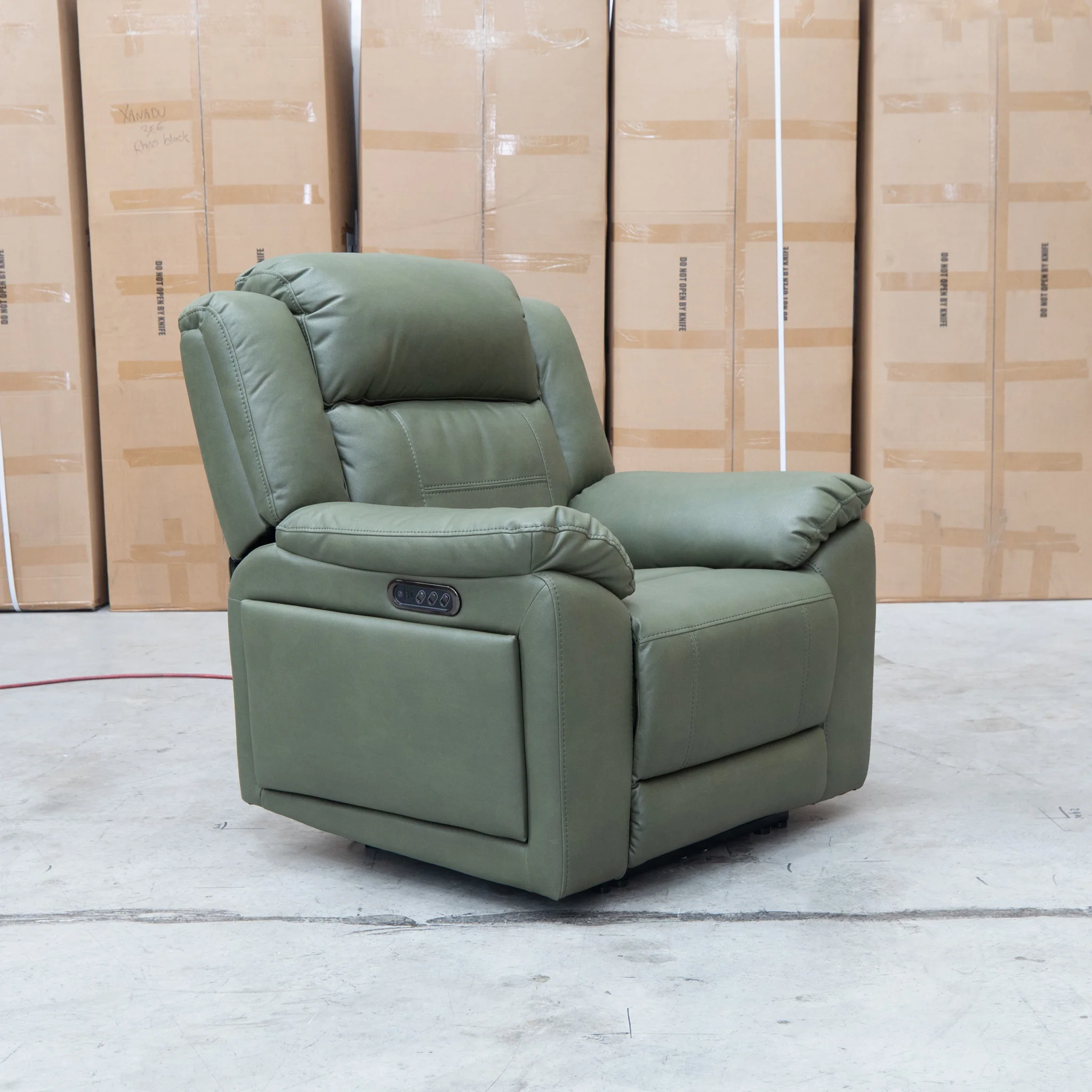 Venus Triple-Motor Electric Recliner - Moss - Image 8