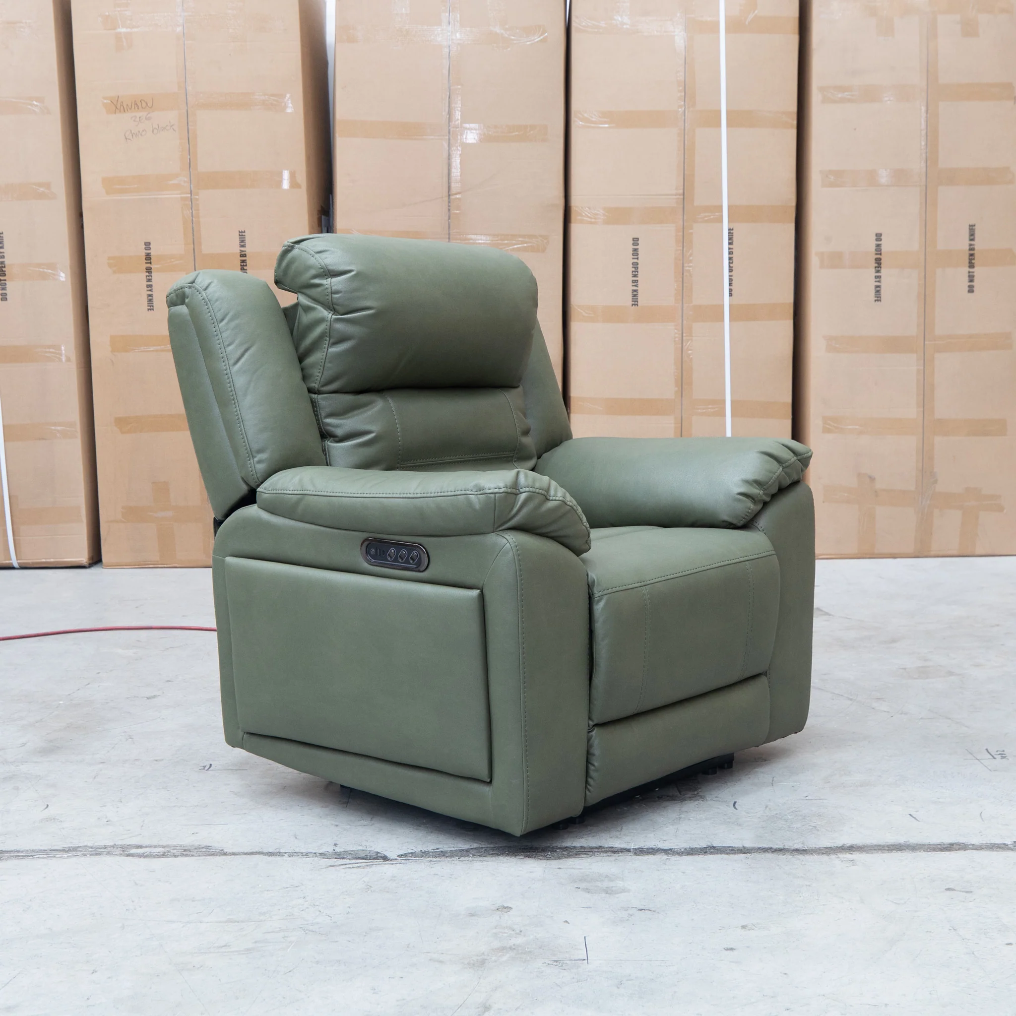 Venus Triple-Motor Electric Recliner - Moss - Image 9